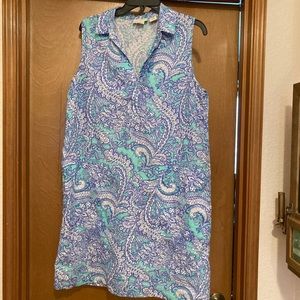 Cynthia Rowley size 14 Linen Shift Dress